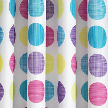 Load image into Gallery viewer, Croydex Textured Dots Textile Shower Curtain