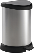 Load image into Gallery viewer, Curver Metal Pedal Bin 20 litre Silver