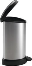 Load image into Gallery viewer, Curver Metal Pedal Bin 20 litre Silver