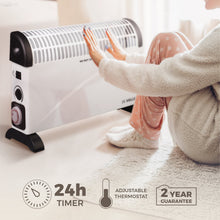 Load image into Gallery viewer, De Vielle Classic Convector Heater with Timer 2000w