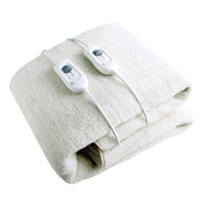 Load image into Gallery viewer, De Vielle Premium Fleece Electric Under Blanket (Super King) Dual Control