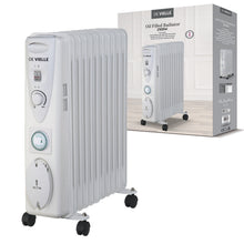 Load image into Gallery viewer, MCL Premium 11 Fin Oil Filled Radiator with Timer 2500 watt