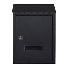 Load image into Gallery viewer, Postplus Townhouse Black Gloss Post Box