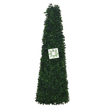 Load image into Gallery viewer, Nearly Natural Topiary Obelisk Leaf Effect (sold in 2pcs)