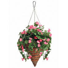 Load image into Gallery viewer, Nearly Natural Begonia Hanging Cone (sold in pack of 4 )