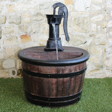Load image into Gallery viewer, Magic Garden Barrel Pump Fountain.