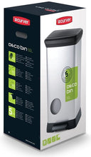 Load image into Gallery viewer, Curver 50 Litre Metal Effect Pedal Deco Bin, Silver