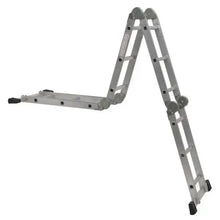 Load image into Gallery viewer, ProPlus 4 Section Hinged Aluminum Ladder