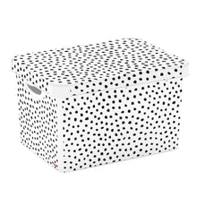 Load image into Gallery viewer, Curver Dalmation Print 22Curver DalmaL Deco Box (sold on carton of 6 ) = €11.66 each (usual RRP €14.99)
