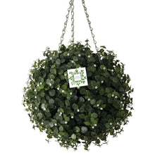 Load image into Gallery viewer, Nearly Natural Topiary Ball White Flower Effect ( sold in carton of 4 for only €89.99) = €22.25 each
