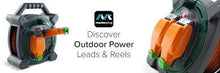 Load image into Gallery viewer, Masterplug 20 metre (65 ft) Cable Reel with 2 outdoor sockets
