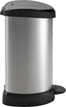 Load image into Gallery viewer, Curver Metal Pedal Bin 20 litre Silver

