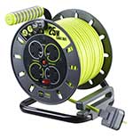 Load image into Gallery viewer, Masterplug 25 metre 4 socket Cable Reel
