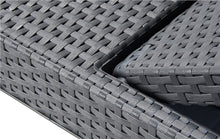 Load image into Gallery viewer, Keter Jaipur Sun Lounger Graphite with Cool Grey Cushions set of 2

