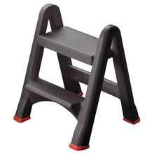 Load image into Gallery viewer, Curver 2 Tier Foldable Stepstool Grey
