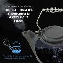 Load image into Gallery viewer, DeVielle Heritage Cast Iron Kettle Humidifier
