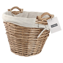 Load image into Gallery viewer, De Vielle Premium Heavy Duty Linned Large Round Basket (Square Willow)
