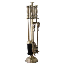 Load image into Gallery viewer, De Vielle Heritage Celtic Collection 5 Piece Companion Set Ant Brass Finish
