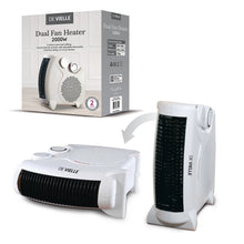 Load image into Gallery viewer, MCL Dual Fan Heater with 2000 watt of power
