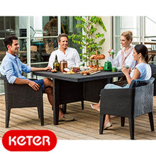 Load image into Gallery viewer, Keter Columbia 5pc Dining Set Graphite
