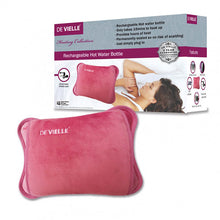 Load image into Gallery viewer, De Vielle Rechargeable Hot Water Bottle Pink or Grey
