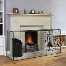 Load image into Gallery viewer, De Vielle Extendable Nursery Fire Guard (1.6 metre fireplace width)

