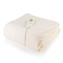Load image into Gallery viewer, Minky Electric Blanket- Medium- Cream
