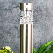 Load image into Gallery viewer, Night Bloom Stainless Steel Solar Bollard Light with PIR (6 pack ) = €14.99 each
