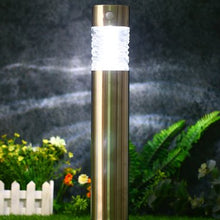 Load image into Gallery viewer, Night Bloom Stainless Steel Solar Bollard Light with PIR (6 pack ) = €14.99 each
