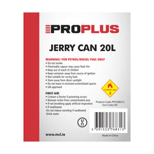 Load image into Gallery viewer, ProPlus Metal Jerry Can 20Lt
