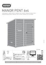 Load image into Gallery viewer, Keter Manor Pent Shed (Grey)
